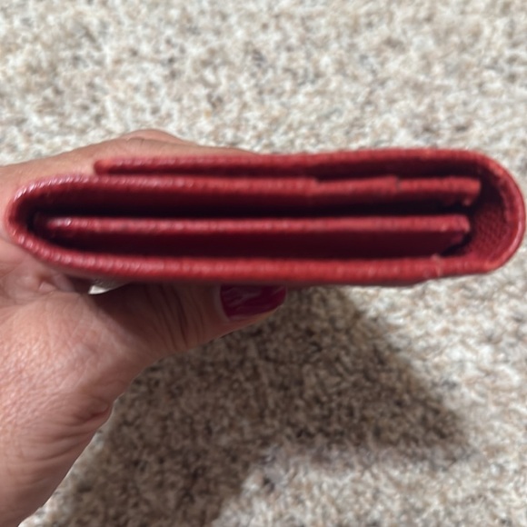 Celine Long Red Leather Wallet - Picture 8 of 8